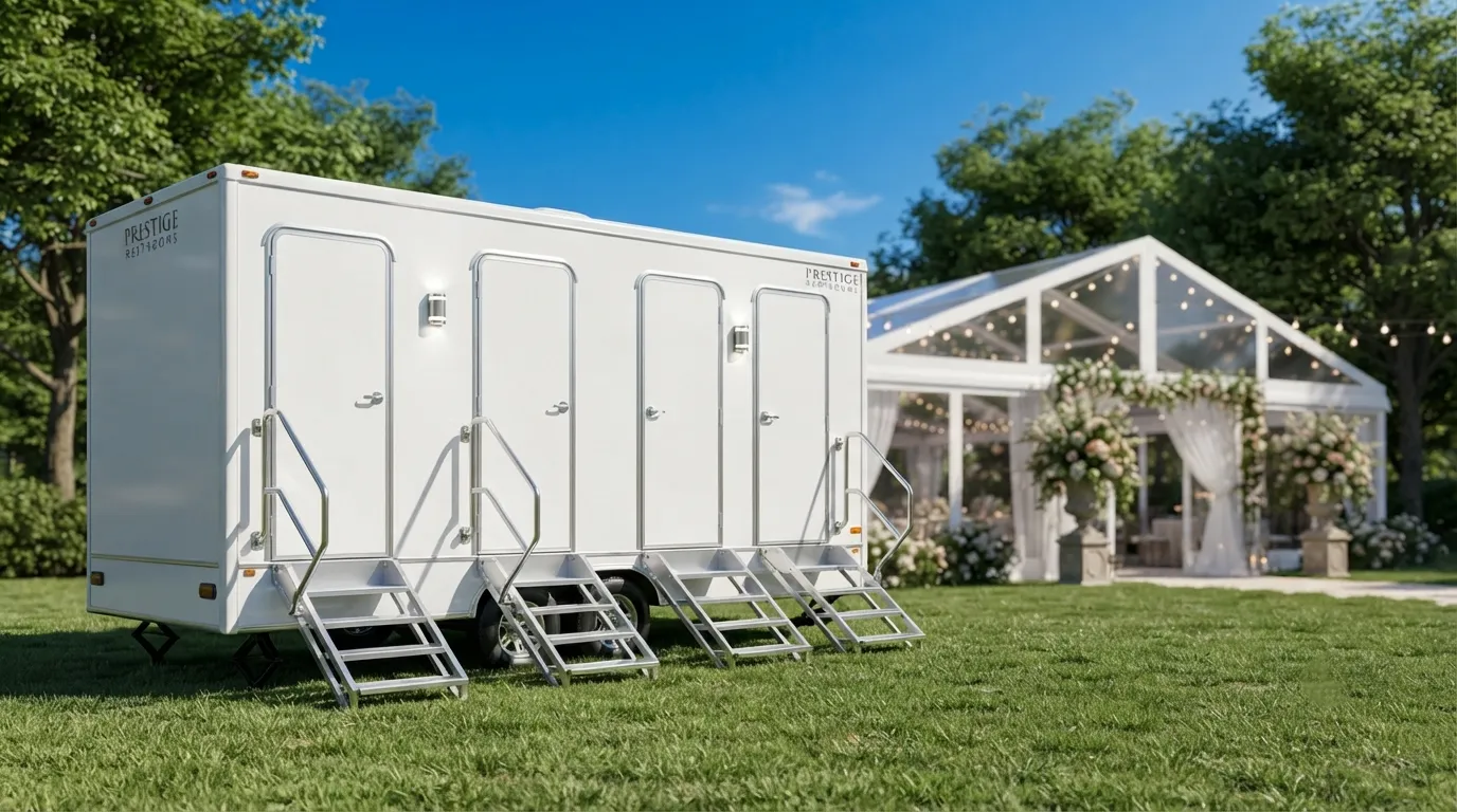 4 Stall Restroom Trailer in Savannah, GA