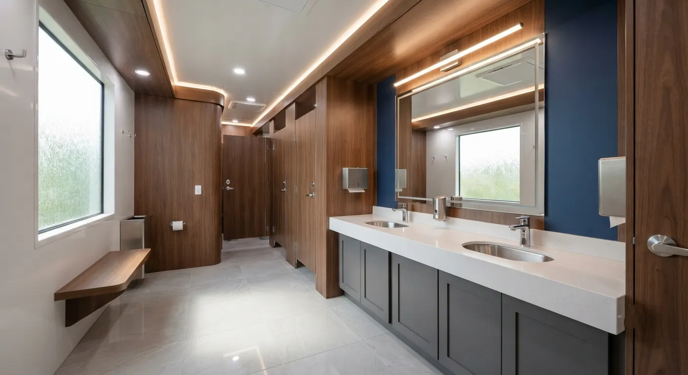 Luxury Restroom Trailer in Savannah, GA
