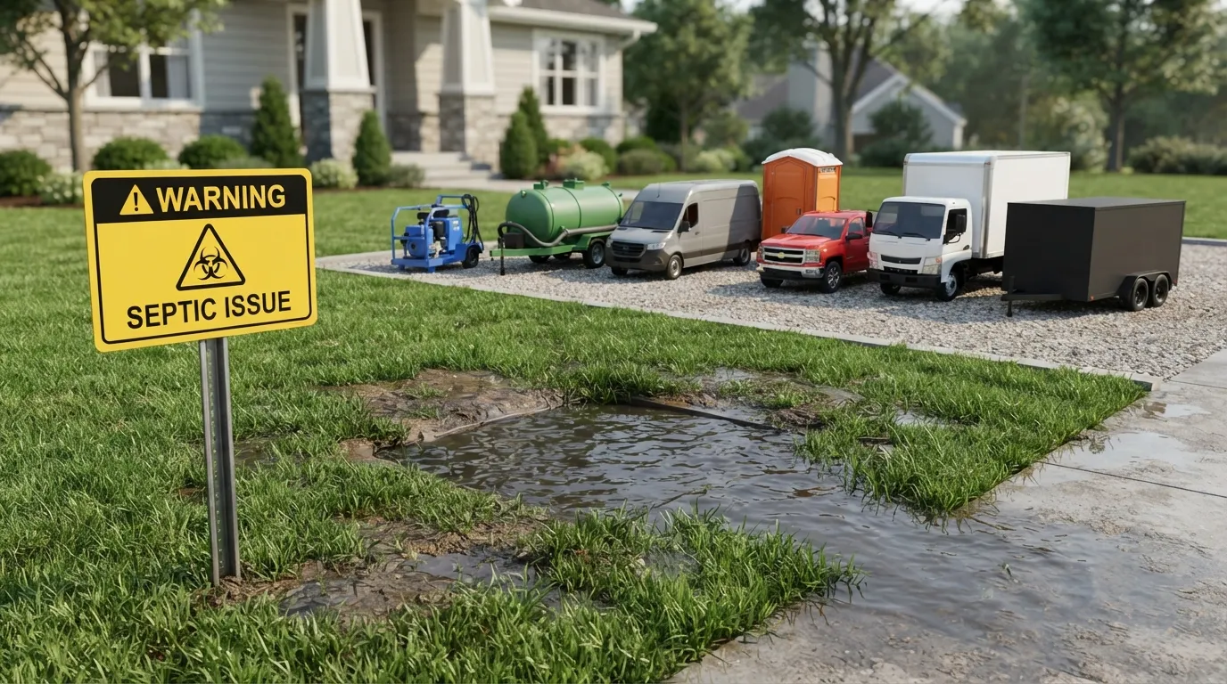 Septic Tank Warning Signs in Savannah, GA